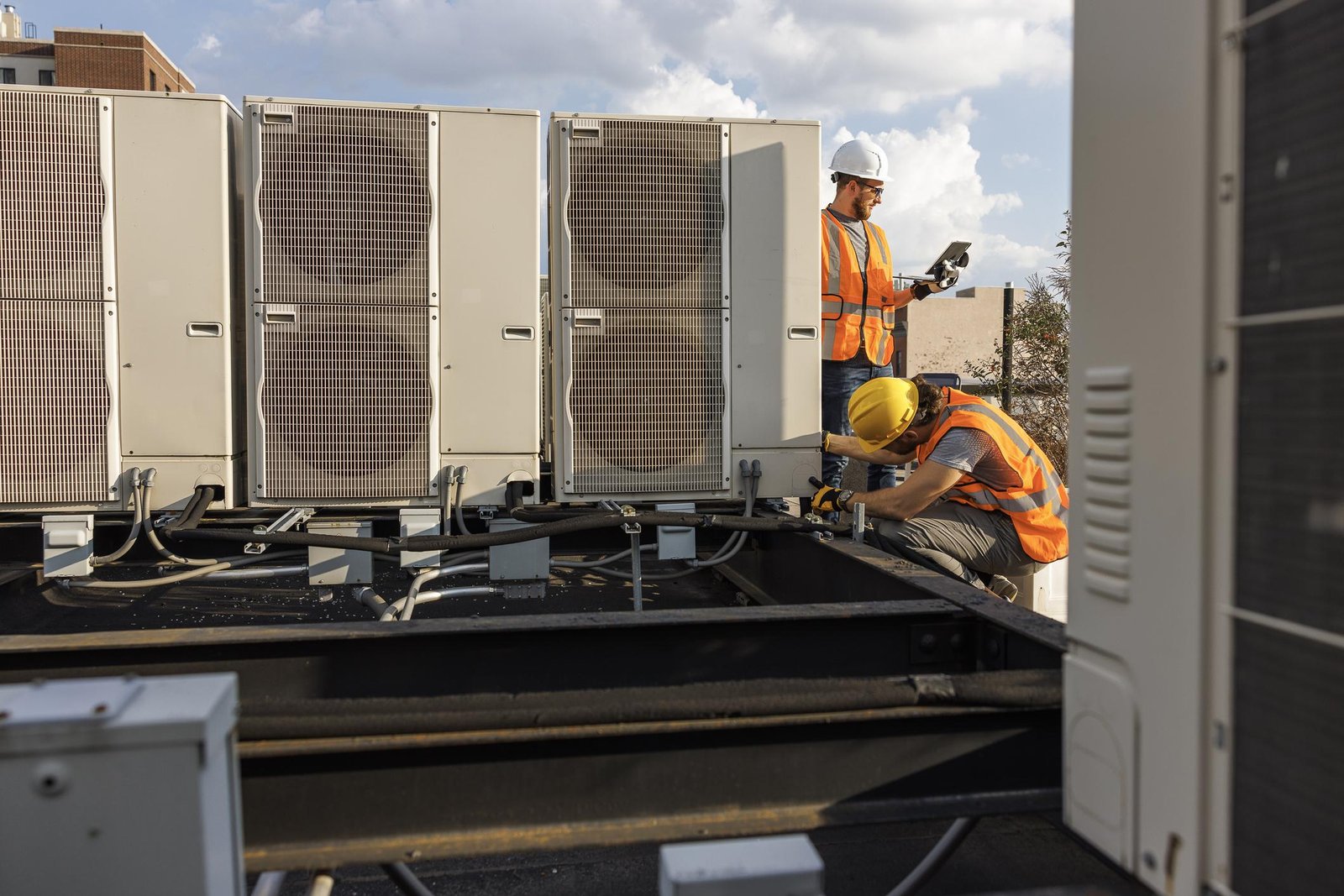 Air conditioning units supplied and installed by Perfect HVAC